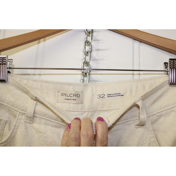 Anthropologie The Skipper High-Rise Crop Wide-Leg Jeans by‎ Pilcro Size 32 $168 - Picture 8 of 16